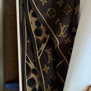 Louis Vuitton monogram scarf new never used box included.
